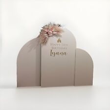 Personalised Sail board backdrop & cake stand ****FOR HIRE ONLY!