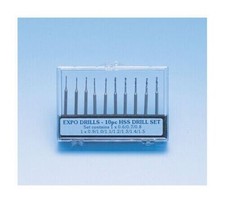 10pc Turbo Twist Drill Set