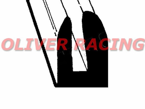 Gasket rubber windshield - rubber, gm