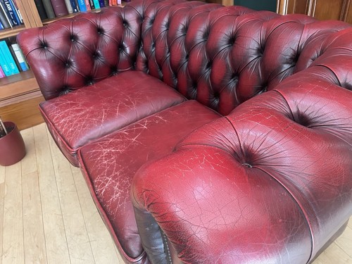 Vintage oxblood leather - oxblood,