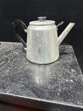 Large Vintage aluminum teapot