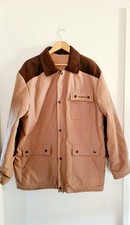 Beige Brown Courdory Trim Field Utility Style Subaru Scene Jacket Coat Size XL
