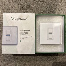 Lightwave L21WH 1 Gang Smart Series Dimmer - White