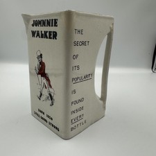 Antique James Green Johnnie Walker Whisky bar or pub water jug - Born 1820 