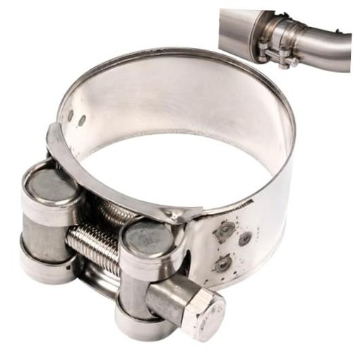 Stainless steel exhaust band - stainless,