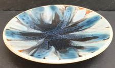 Poole Pottery 1960/70's Pin Dish Model 49  Abstract Design in Blue/White