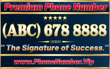 Premium Phone Number , Fancy