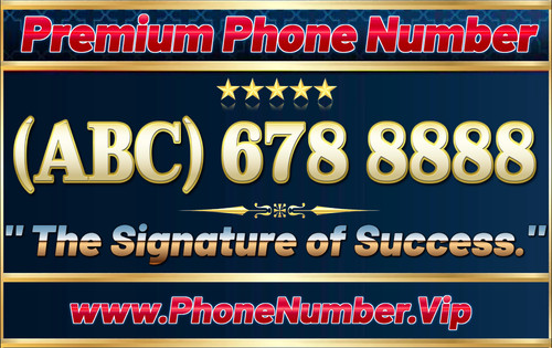 Premium phone number fancy - number,
