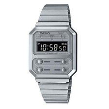 Casio Watch A100WE-7BEF Unisex Retro Vintage Collection Digital  RRP £49.00