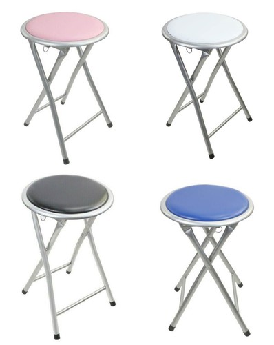Folding round small stool - folding,