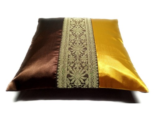 Satin cushion cover with - cushion,