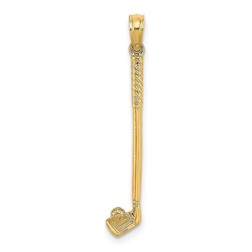 14k yellow gold single - 14k,
