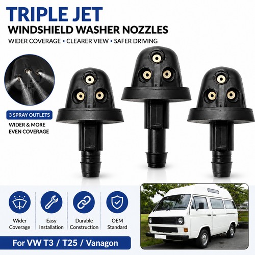 3pcs triple jet windscreen - triple,