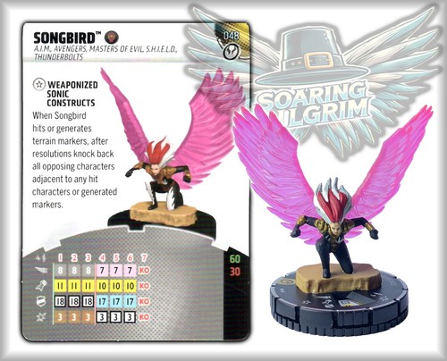 Marvel heroclix songbird 048 - marvel,