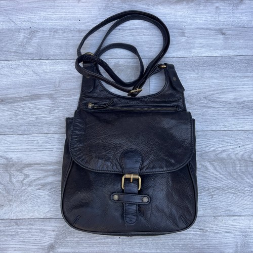 Fatface anna black leather - black,