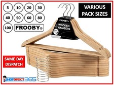 Wooden coat hangers suit - wooden,