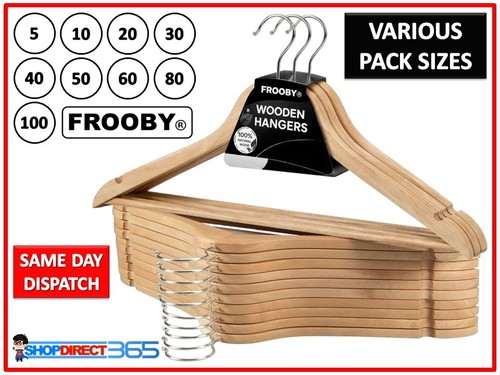 Wooden coat hangers - wooden, suit