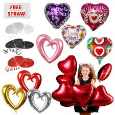 18'' Heart Foil Balloons Valentine Wedding BALLOON Shape Helium Party Decoration