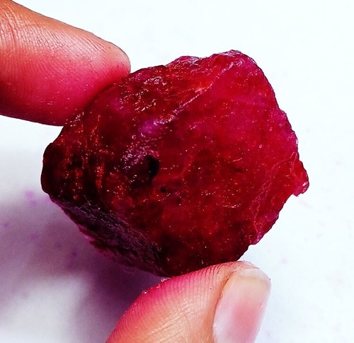 Natural red beryl rough loose - red,