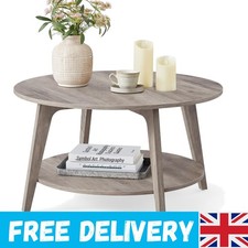 Elegant Round 2-Tier Coffee