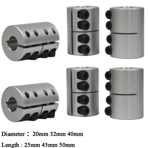 Cnc shaft coupling - rigid, clamp