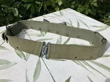 Vintage British Army 44 Pattern Webbing Belt Jungle Tropical Complete WW2 36”max