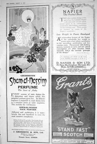 Old 1923 grossmiths perfume - old,