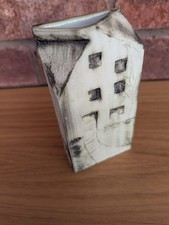 CARN POTTERY HOUSE  BOX   VASE
