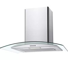 60 cm Curved Glass Chimney