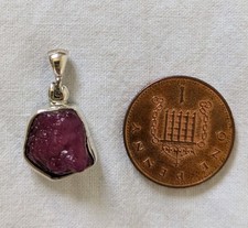 Ruby Pendant 925 Sterling Silver