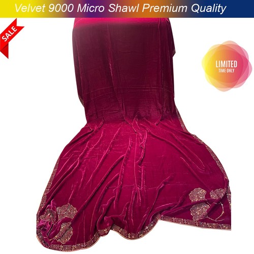 Micro velvet 9000 shawl - 9000, luxury