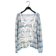 Phase Eight Blue Cream Sheer