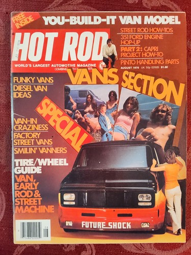 Rare hot rod car - hot, magazine