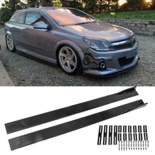 86.6'' Car Side Skirts Extension Rocker Splitters Lip For Vauxhall Astra H J VXR