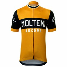 Men Retro Molteni Arcore Cycling Jersey Bicycle Jersey Cycling Shirt Cycling Top
