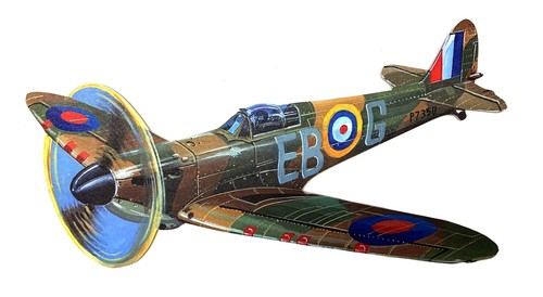 Supermarine spitfire plaque - supermarine,