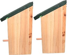 Ram© 2 X Wooden Wood Bird