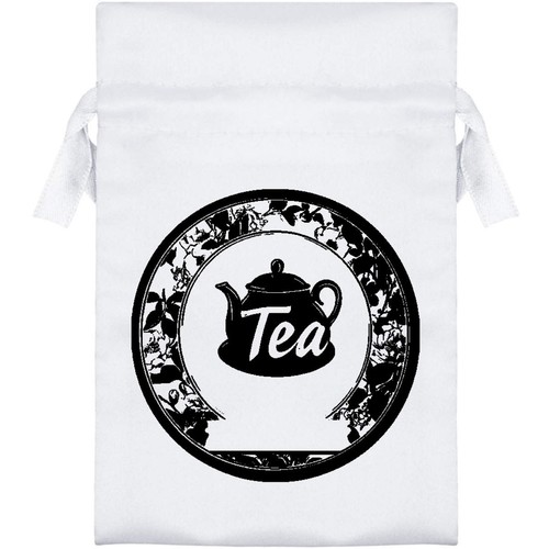 Teapot floral frame satin - 'teapot,