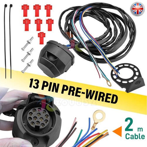 Pin pre wired euro - 13, towbar
