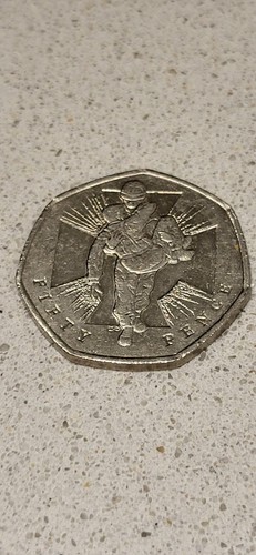 Rare 50p coin soldier - rare, uk