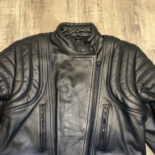 Jts leather motorcycle jacket - leather,
