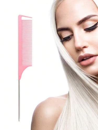 Stainless steel tail comb hair - stainless,