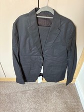 Mens Zara Black Leather Look