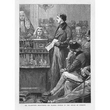 William Gladstone Delivering