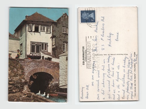 Postcard polperro the house - postcard,
