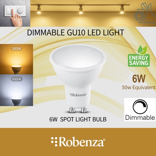 Gu10 dimmable 50w led - 6w=50w, light