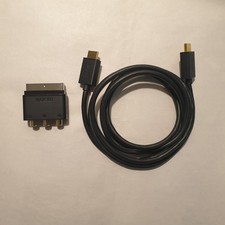 Official Microsoft Xbox 360 HDMI Cable and RCA to SCART AV Block Adapter