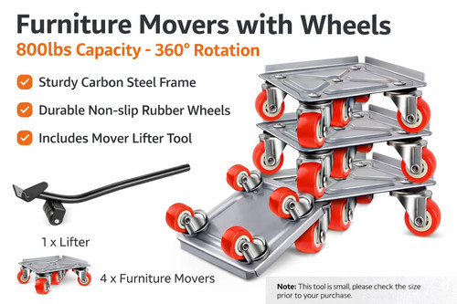 Furniture movers with wheels - movers,