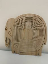 HAND CARVED Folding Spiral