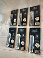 Set Of 6 LED Strip Lights - Push Lights 2x White And 4x Silver #ListingsInLights